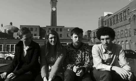 Students behind the Birmingham student housing co-operative